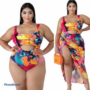 Masterpiece- Plus size swim suit